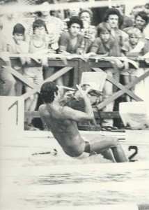 Michele Garufi agli Assoluti di Livorno nel 1973