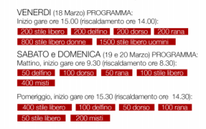Programma e orari di gara