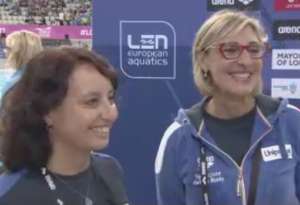 Il tecnico Roberta Farinelli e il Ct Patrizia Giallombardo (Rai Sport)