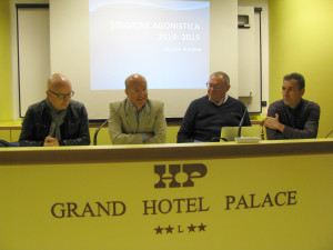 Da sx Christian Zicche, Alfredo Porcaro, Stefano Morini e
