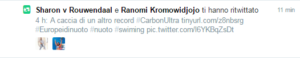 Ranomi Koromowidjojo e Sharon van Rounwendaal hanno ritwittato l'articolo di Swimbiz.it