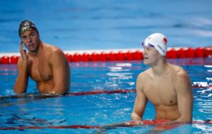 Sun Yang e Gregorio Paltrinieri a Kazan (Ap)