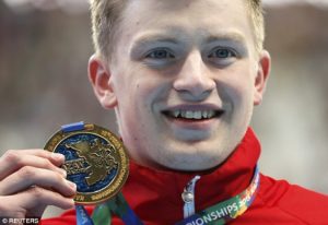 L'anno scorso, ai Mondiali di Kazan, Adam Peaty vinse tre medaglie d'oro (Reuters)