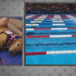 Pet therapy ai Trials americani di nuoto (Nbc)