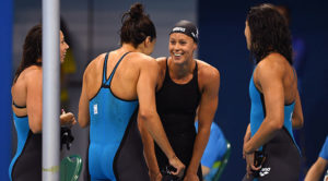 Staffetta 4x100 Stile Libero Donne Rio de Janeiro 06-08-2016 Olympic Aquatics Stadium Swimming Nuoto 